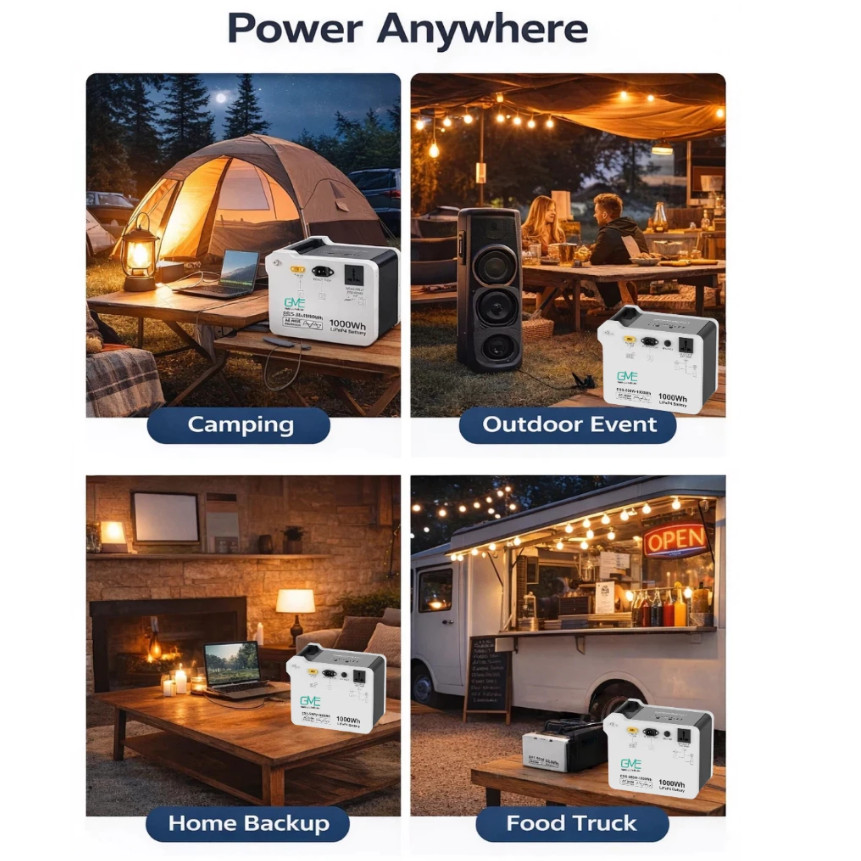 GME GM1000 Portable Power Station 1000Wh LiFePO4 - Image 3